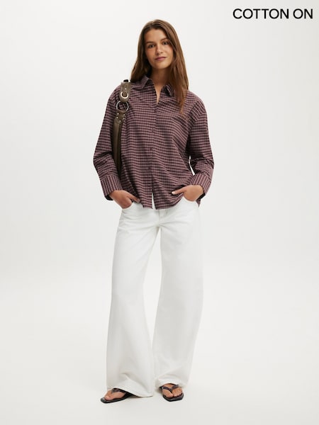 Red - Cotton On Sloane Oversized Shirt