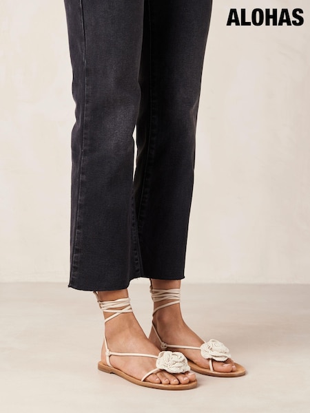 Alohas White Jakara Sandals (150160) | €95