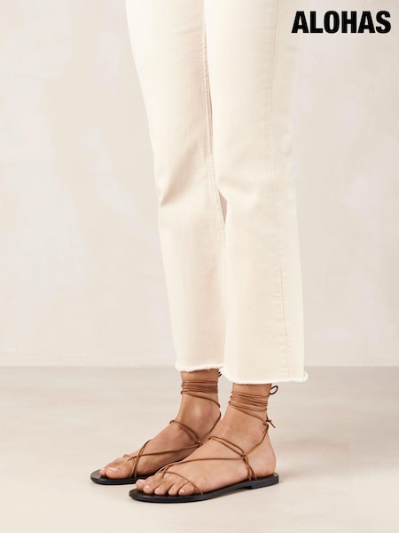 Alohas Brown Tulip Sandals (150184) | €83