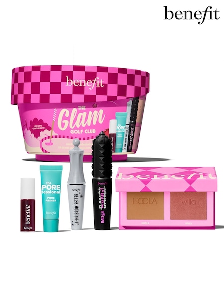 Benefit The Glam Golf Club, Full Face Makeup Gift Set 6 Piece (worth Over £68)