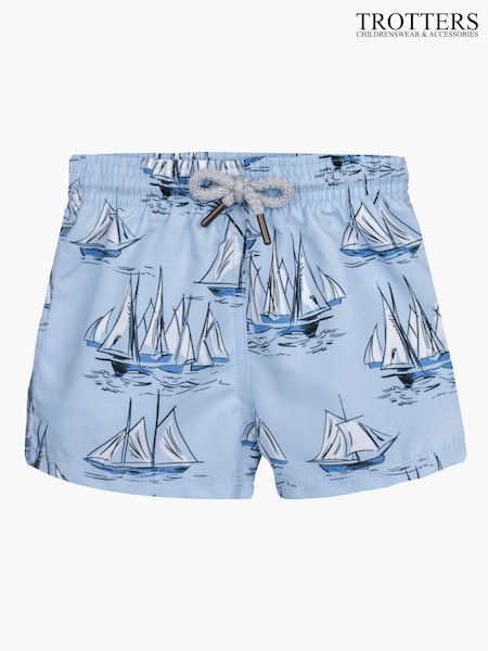 Trotters London Blue Little Sailboat Swimshorts (150393) | €25