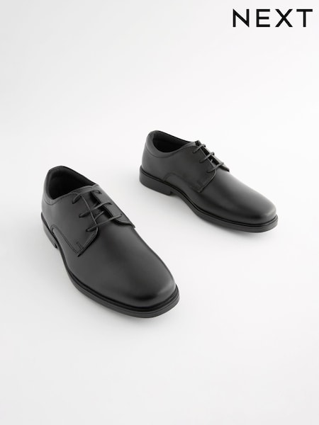 Schwarz - Leather School Lace-Up Shoes (150614) | 30 € - 37 €