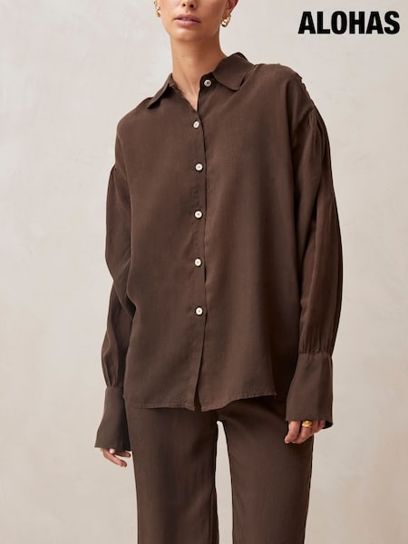 Alohas Brown Heart Blouse (151074) | €59