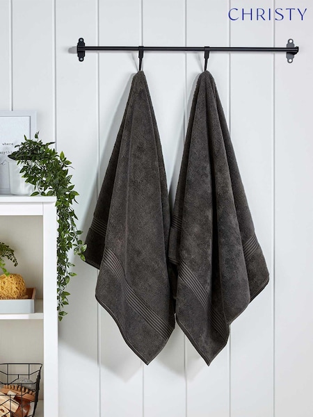 Christy Graphite Grey Supreme Hygro® - 650 GSM 100% Cotton Towel (151238) | €46 - €61
