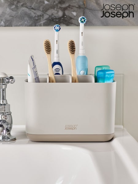 Joseph Joseph Ecru EasyStore Large Toothbrush Caddy (151243) | €29