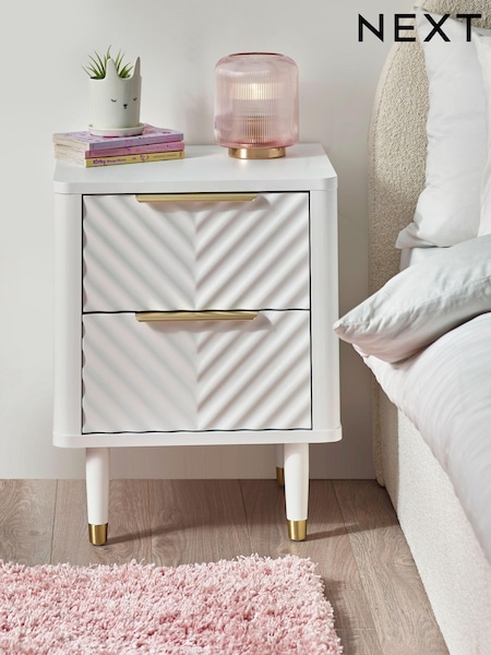White Valencia Junior Kids Bedside Chest (151246) | €245