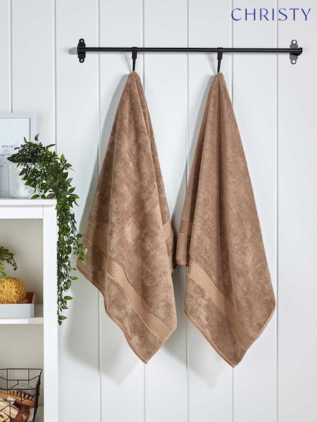Christy Mocha Brown Supreme Hygro® 650GSM Supima Cotton Towel (151337) | €40 - €54