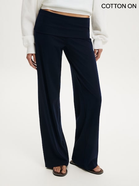 Blue - Cotton On Honey Fold Over Pants