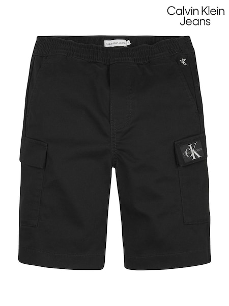Calvin Klein Jeans Boys Black Cargo Shorts (151791) | 338 LEI