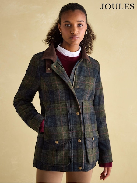 Joules Fieldcoat Navy/Khaki Tweed Jacket (151959) | $396