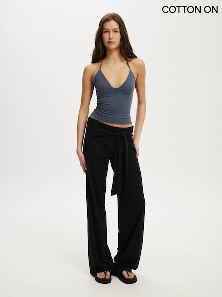 Black - Cotton On Honey Tie Pant