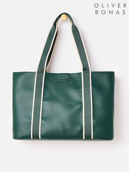 Green - Oliver Bonas Emma Tote Bag