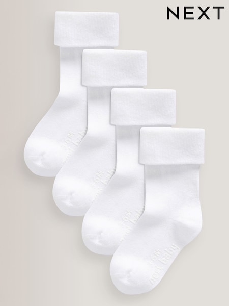 Bela - 4 Pack Baby Roll Top Socks (0mths-2yrs) (153147) | € 5