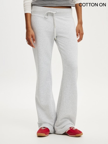 Gri - Pantaloni de trening Cotton On cu talie joasă