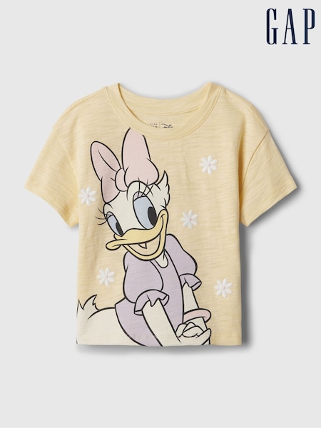 Gelb - Gap Disney Graphic Short Sleeve Crew Neck T-Shirt (6mths-5yrs) (154442) | 10 €