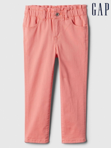 Gap Pink Paperbag Mom Jeans (6mths-5yrs) (154543) | €11.50