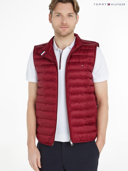 Tommy Hilfiger Red Packable Recycled Gilet (154670) | €72
