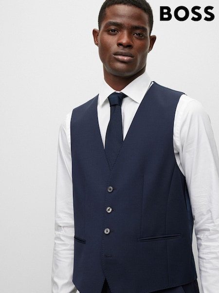 BOSS Blue BOSS Regular Fit Jasper Wool Mix Waistcoat (155286) | €79