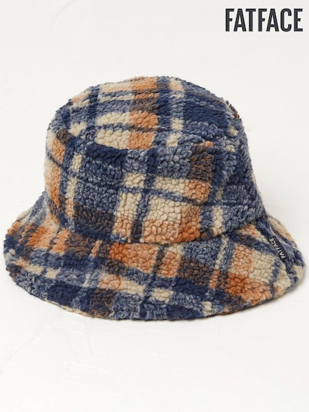 FatFace Natural Eliza Check Bucket Hat (155694) | €13