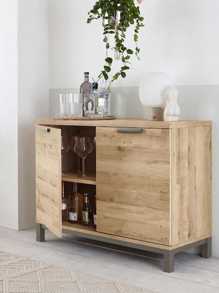 Light Bronx Oak Effect Small Sideboard (155869) | €305
