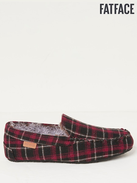 FatFace Red Noah Check Moccasins (155943) | €21.50