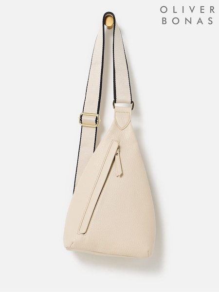 Cream - Oliver Bonas Brooke Cross-body Belt Bag