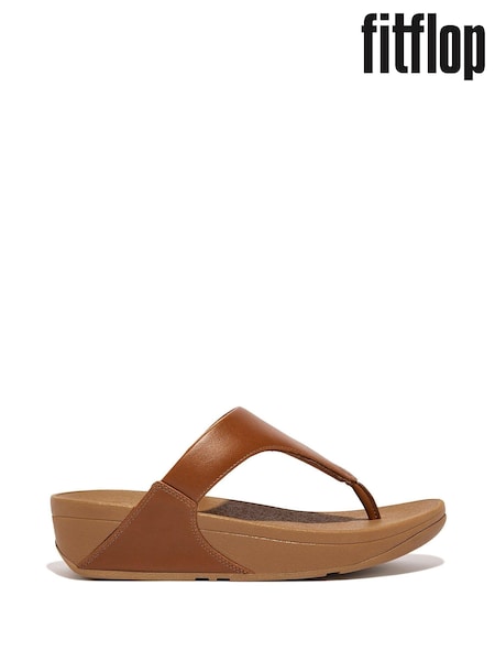 FitFlop Lulu Leather Toe Post Sandals (156018) | €106