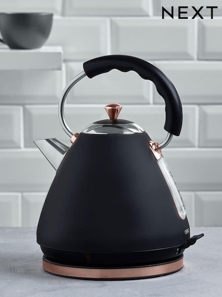 Black/Copper Pyramid Kettle (156320) | €59