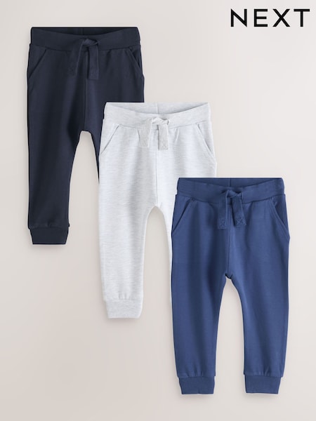Blau/Grau/Marine - Super Skinny Joggers 3 Pack (3mths-7yrs) (156354) | 24 € - 30 €