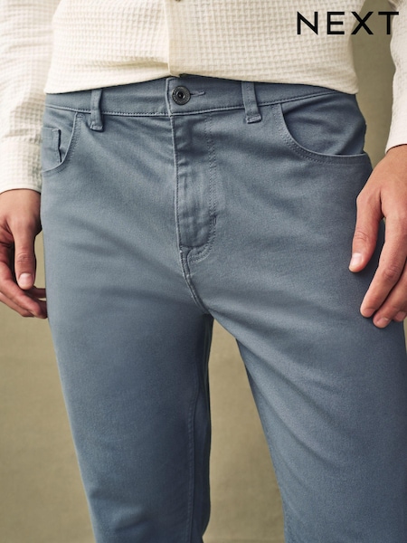 Blue Light Slim Fit Soft Touch 5 Pocket Jean Style Trousers (156528) | €6
