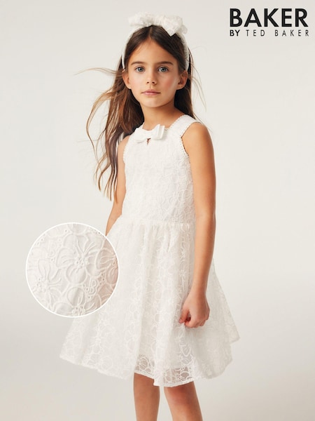 Baker by Ted Baker Ivory Lace Occasion Dress (156641) | 42 € - 48 €