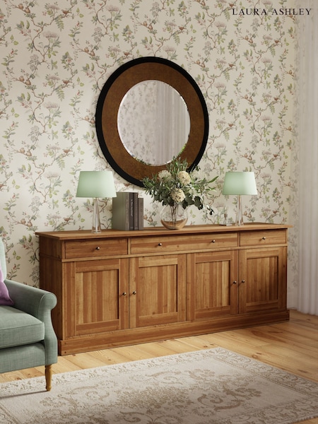 Laura Ashley Brown Garrat 4 Door 3 Drawer Sideboard (156759) | €1,657
