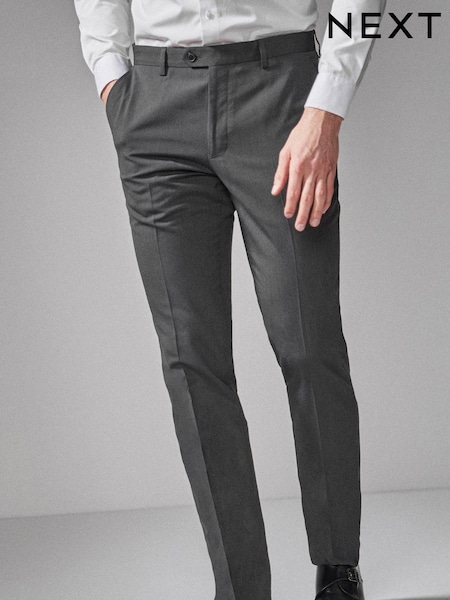 Charcoal Grey Tailored Fit Suit Trousers (156960) | €47