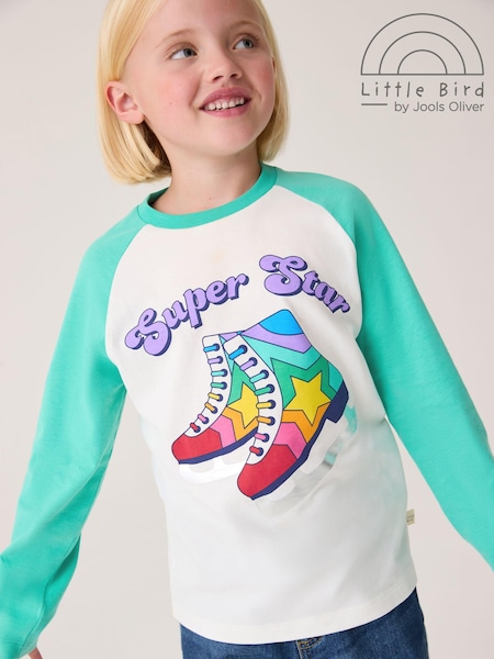 Little Bird by Jools Oliver 100% Cotton Long Sleeved T-Shirt (157532) | 72 LEI - 88 LEI
