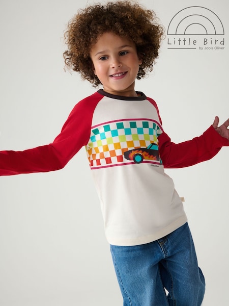 Punainen - Little Bird By Jools Oliver 100% Cotton Long Sleeved T-shirt (157571) | €15 - €18