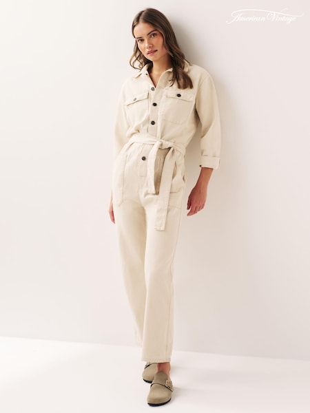 American Vintage Cream Snop Dog Jumpsuit (157626) | €51