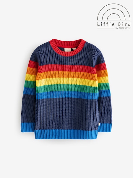 Little Bird by Jools Oliver 100% Cotton Colourful Knitted Jumper (157678) | 114 LEI - 146 LEI