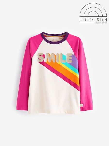 Vaaleanpunainen - Little Bird By Jools Oliver 100% Cotton Long Sleeved T-shirt (157742) | €22 - €27