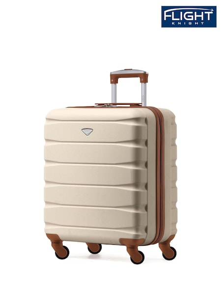 Flight Knight 56x45x25cm EasyJet Overhead 4 Wheel ABS Hard Case Cabin Carry On Hand Luggage (157804) | R$ 495