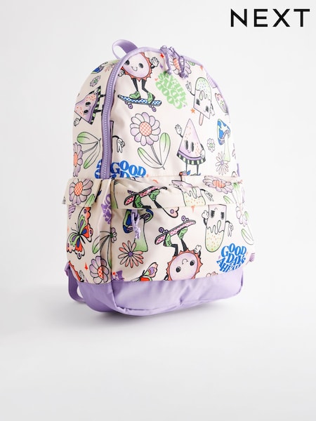 أرجواني/أبيض - تصميم شخصيات - Backpack (158228) | ‏67 د.إ.‏