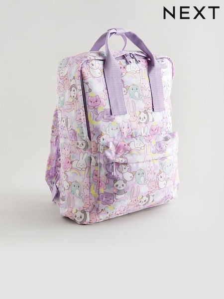Purple Kawaii Character - Double Handle Backpack (158430) | ‏84‏₪