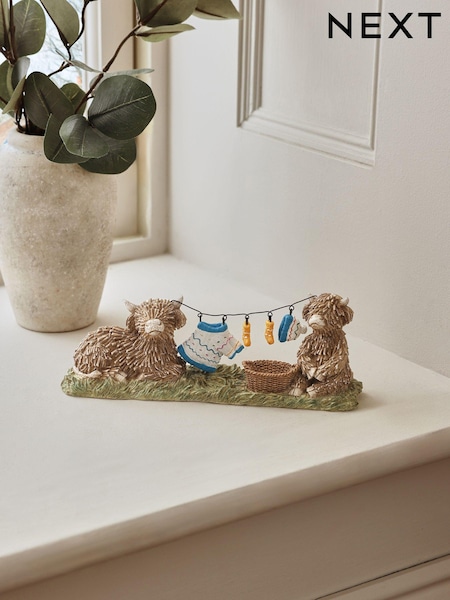 Natural Hamish The Highland Cow Laundry Ornament (158618) | €21