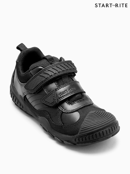 Start-Rite Extreme Pri Black Leather School Shoes F Fit (158852) | 37 €