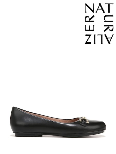 črna - Naturalizer Maxwell Bit Leather Ballerinas (159464) | € 79