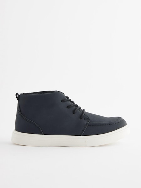 Black Wide Fit (G) Smart Lace-Up Boots (159556) | €13.50 - €18.50