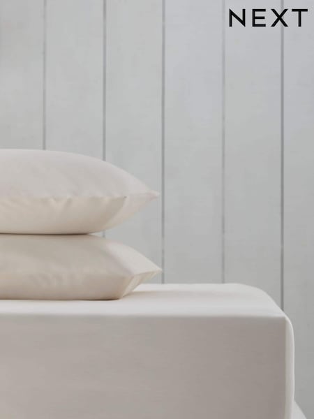 Cream Cotton Rich Deep Fitted Sheet (159686) | €13 - €21