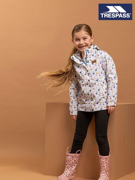 Trespass Drippy Waterproof Floral Print Jacket (159751) | €49