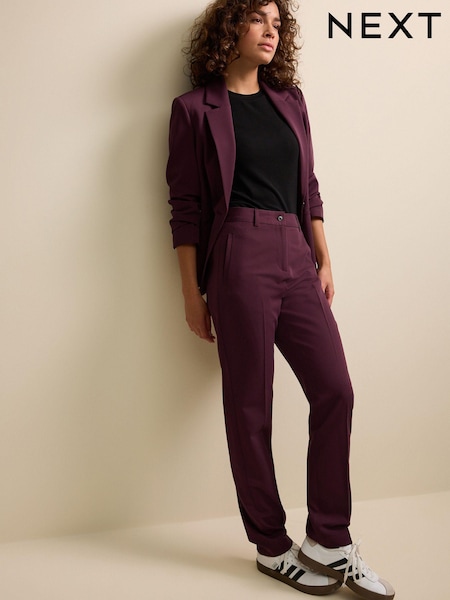 Burgundy Red Tailored Slim Trousers (159926) | €16