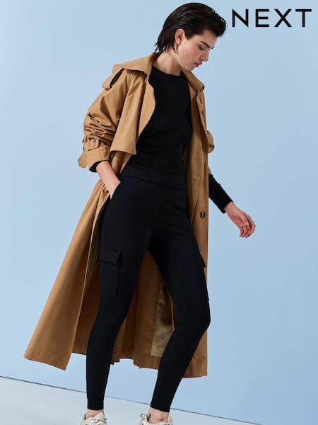 Black Ponte Cargo Leggings (160117) | €6