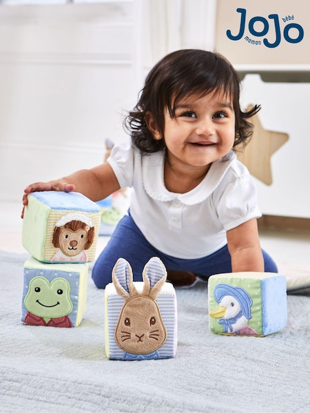 JoJo Maman Bébé Peter Rabbit 4-Pack Soft Cubes (160137) | €29